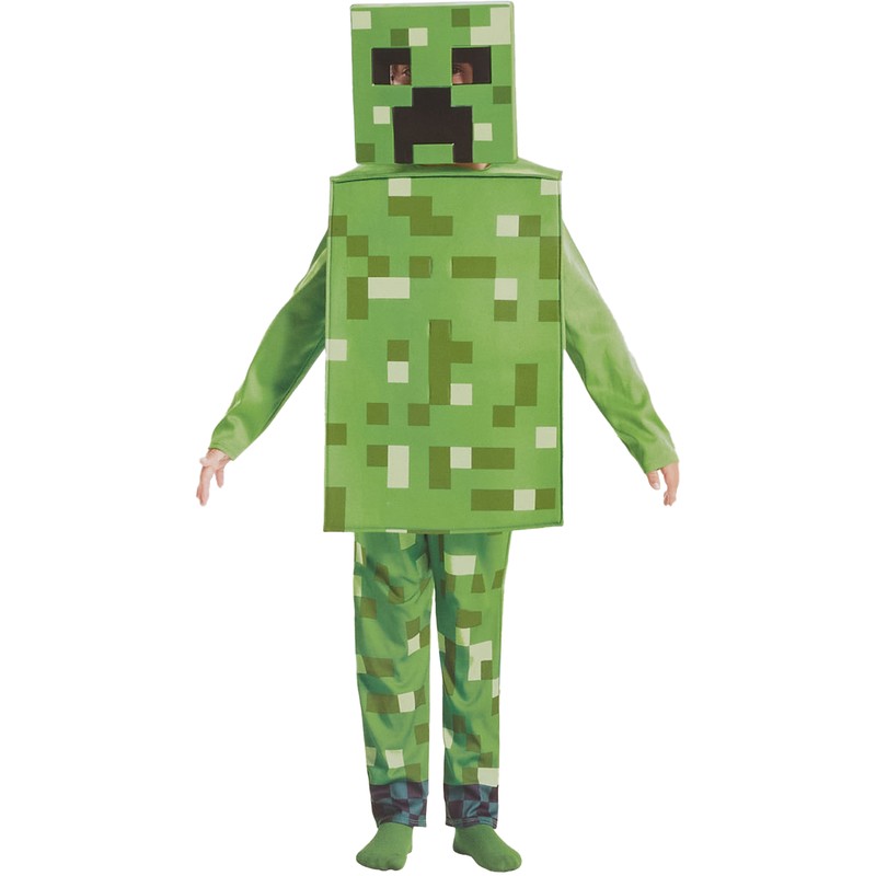 Minecraft Kids Creeper Fancy Costume: 7-8 Years