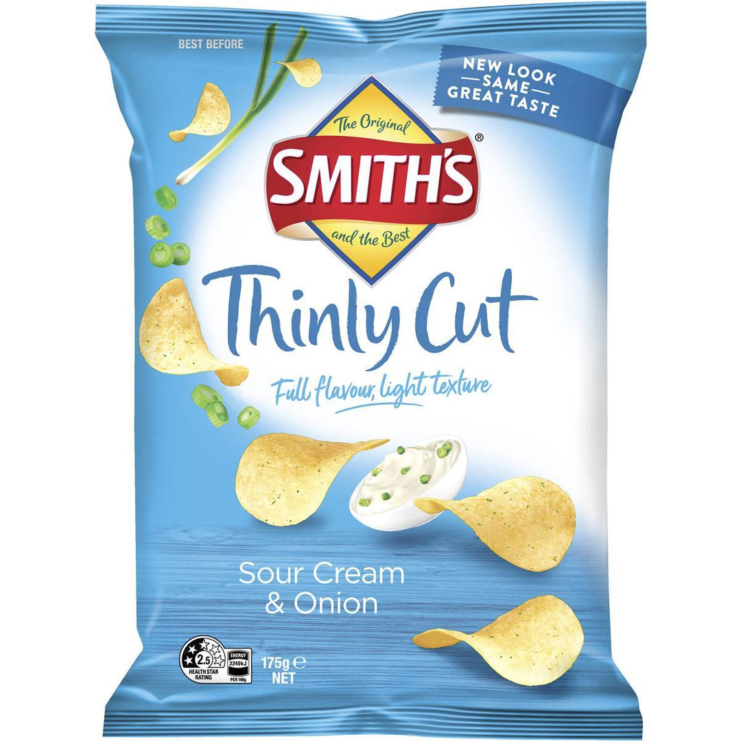 Thinly Cut Sour Cream & Onion Potato Chips | Smith's