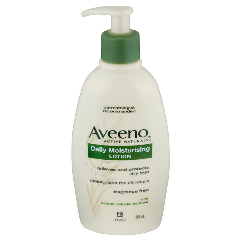 Aveeno Active Naturals Daily Moisturising Fragrance Free Lotion 354mL | 澳洲代購 | 空運到港