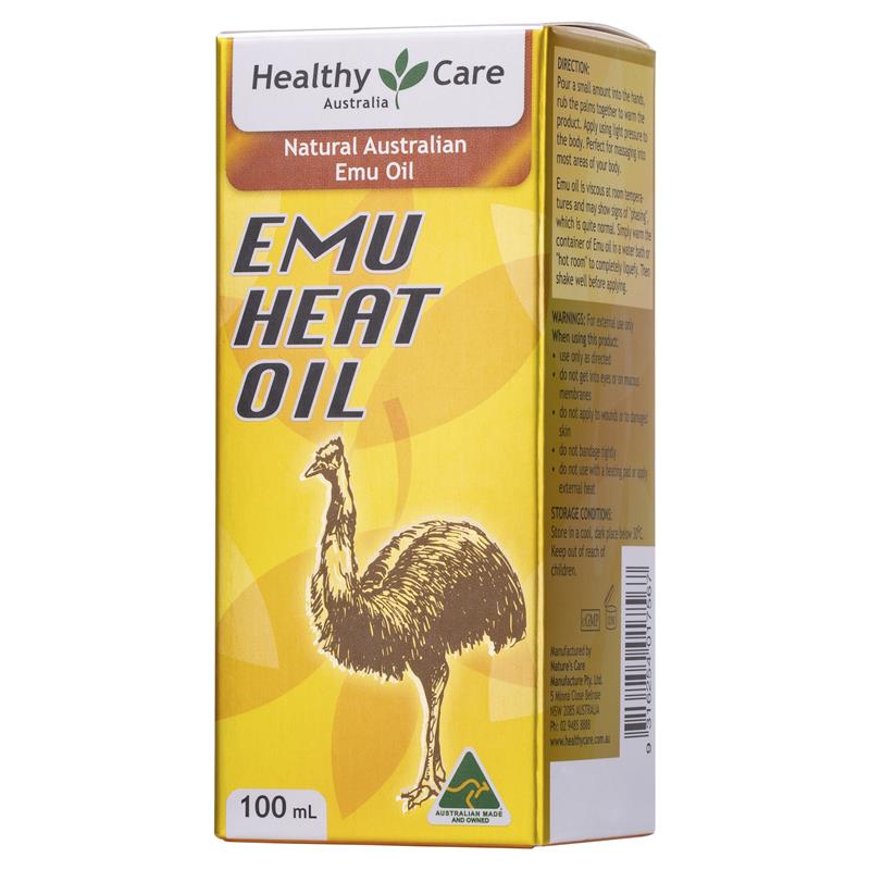Healthy Care Emu Heat Oil 100mL | 澳洲代購 | 空運到港
