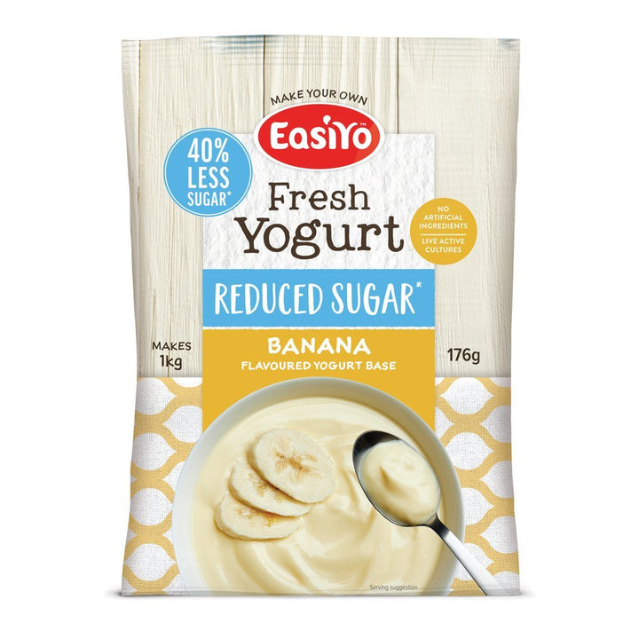 EasiYo Yogurt Base: Reduced Sugar - Banana