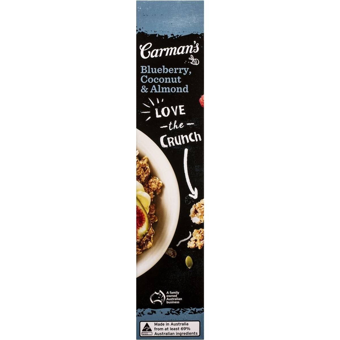 Carman's Crunchy Clusters: Blueberry, Coconut & Almond 500g | Carman's Kitchen