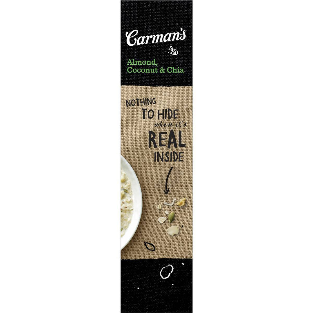 Carman's Gourmet Porridge Sachets: Almond, Coconut & Chia 320g | Carman's Kitchen