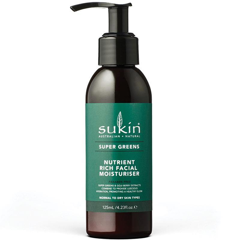 Sukin Super Greens Nutrient Rich Facial Moisturiser 125ml | Sukin