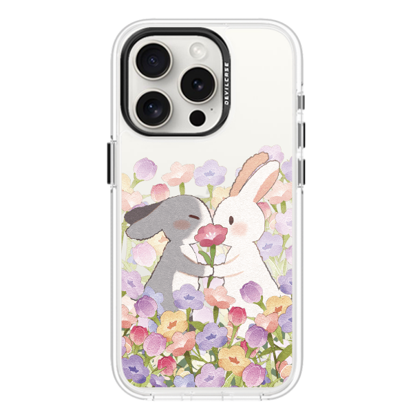 彩繪手機殼 - 花海兔兔 | 惡魔防摔殼(標準版)