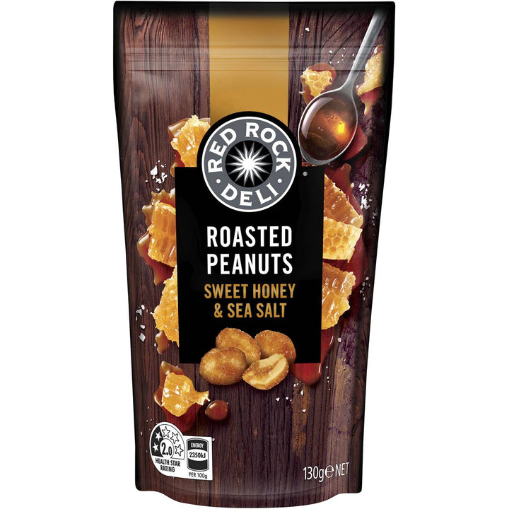 Red Rock Deli Roasted Peanuts - Sweet Honey & Sea Salt