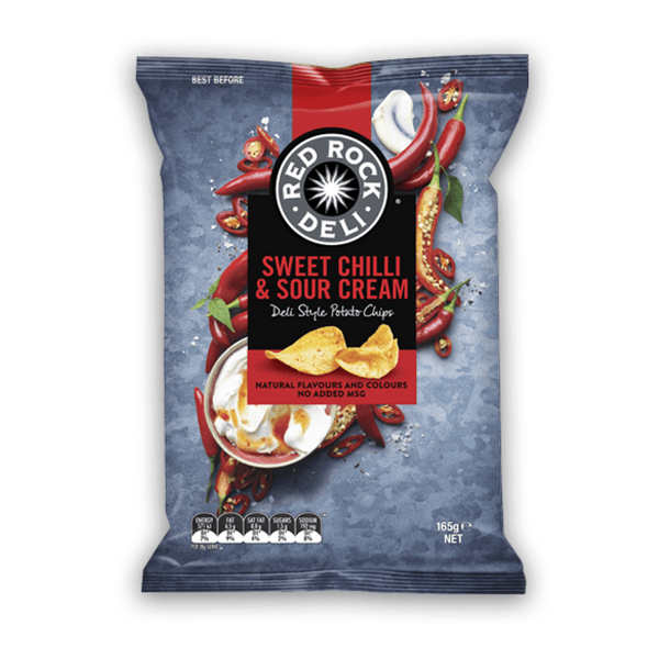 Potato Chips - Sweet Chilli & Sour Cream | Red Rock Deli