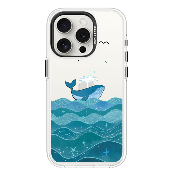 彩繪手機殼 - 海洋生物藍鯨 | 惡魔防摔殼(標準版)