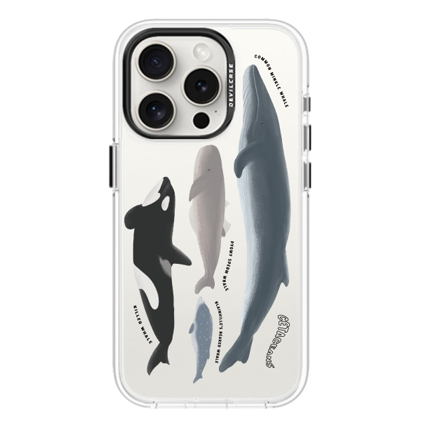 彩繪手機殼 - 鯨魚們 | 惡魔防摔殼(標準版)