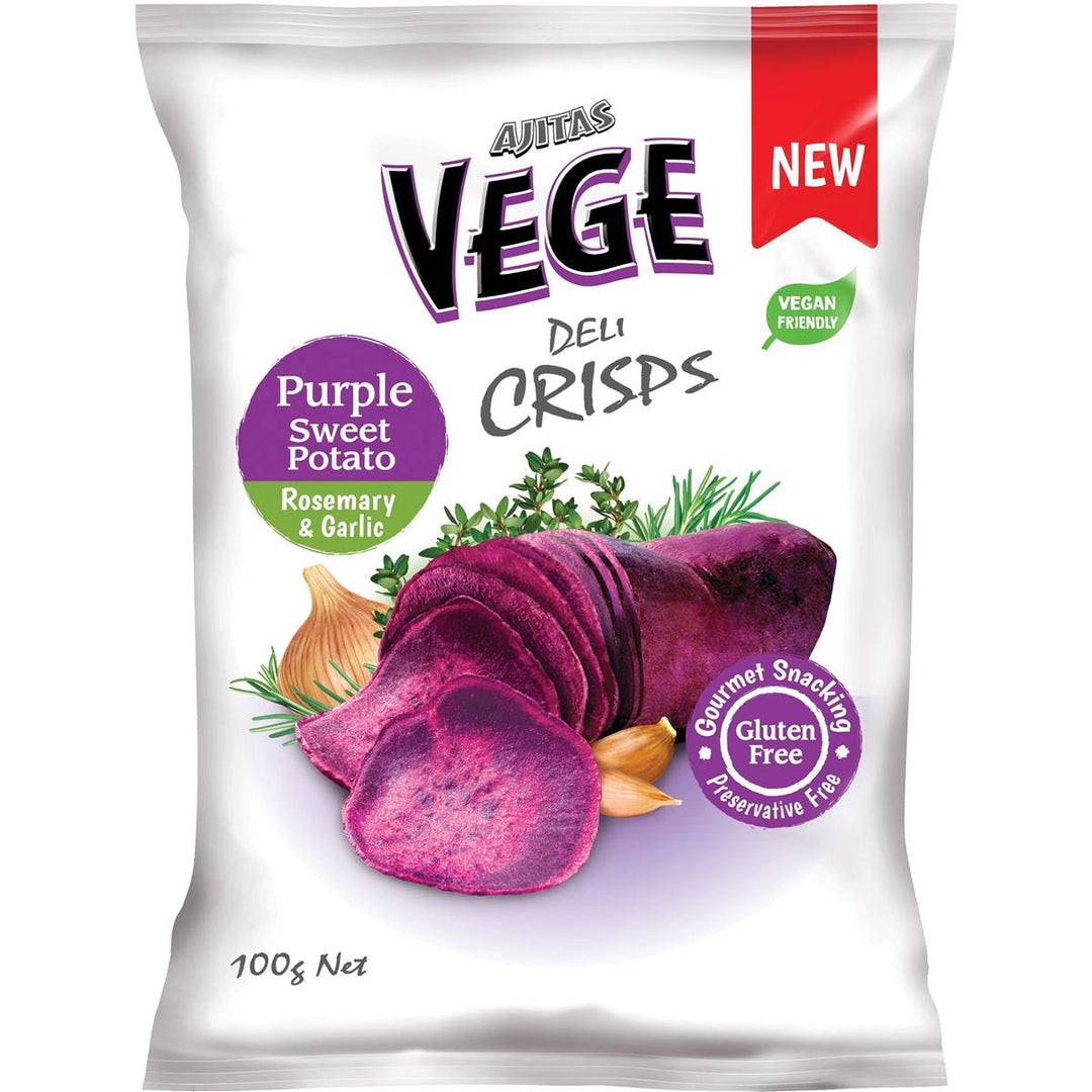 Vege Chips Deli Crisps Purple Sweet Potato 100g