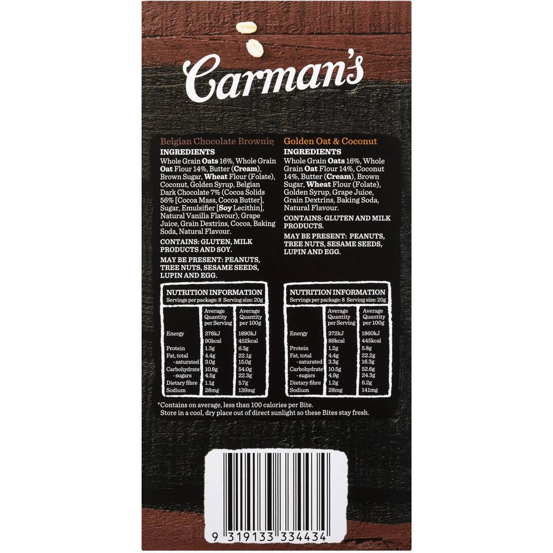 Carman's Oat Slice: Bites Variety Bars 320g | Carman's Kitchen