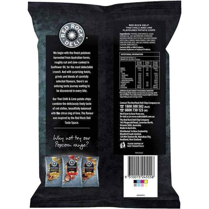 Potato Chips - Thai Chilli & Lime (Limited Edition) | Red Rock Deli