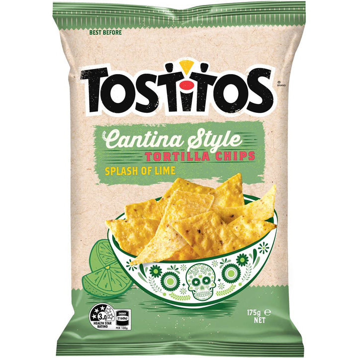 Tostitos Cantina Style Tortilla Chips Splash Of Lime