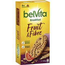 Belvita Fruit & Fibre Breakfast Biscuits 300g