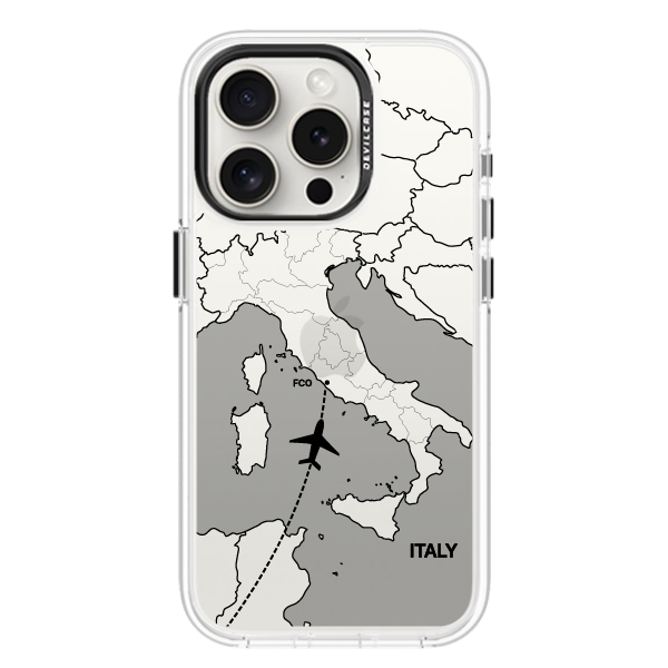 彩繪手機殼 - 飛往羅馬機場 | 惡魔防摔殼(標準版)