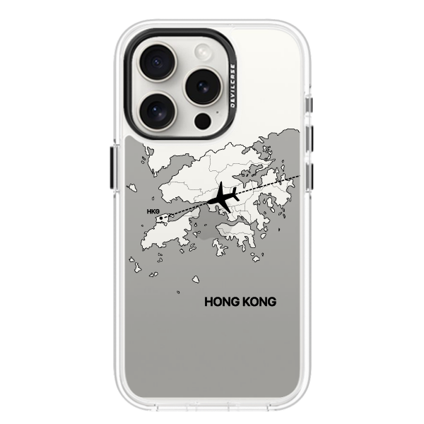 彩繪手機殼 - 飛往香港機場 | 惡魔防摔殼(標準版)