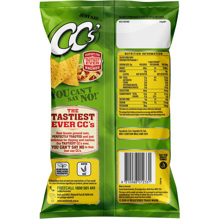 CC's Corn Chips Original 175g