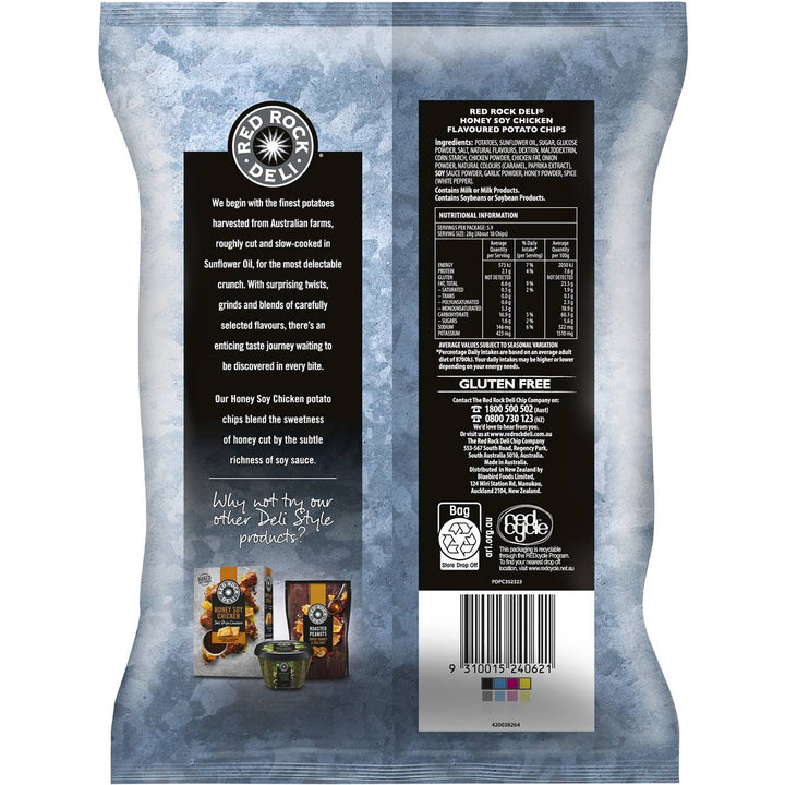 Red Rock Deli Potato Chips: Classic - Honey Soy Chicken