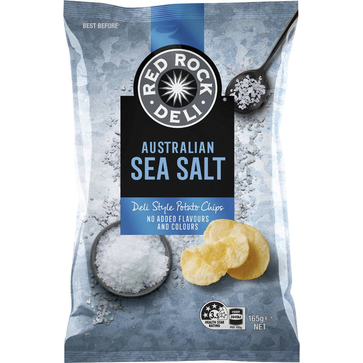 Red Rock Deli Potato Chips: Classic - Sea Salt