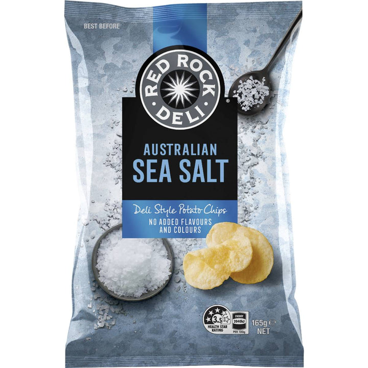 Red Rock Deli Potato Chips: Classic - Sea Salt