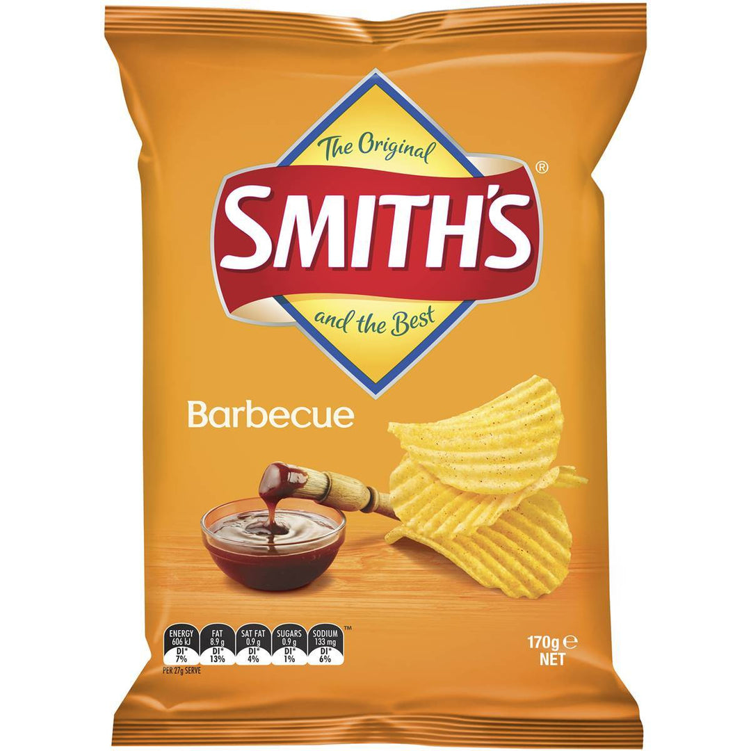 Crinkle Cut BBQ Potato Chips | Smith's