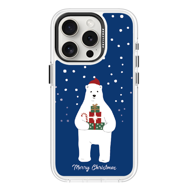 彩繪手機殼 - 聖誕北極熊 | 惡魔防摔殼(標準版)