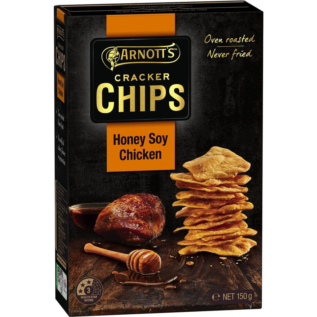 Arnott's Cracker Chips Honey Soy Chicken 150g | Arnott's