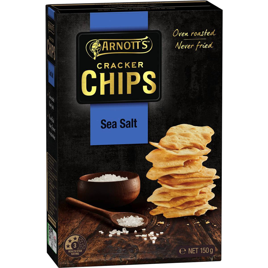 Arnott's Cracker Chips Sea Salt 150g | Arnott's