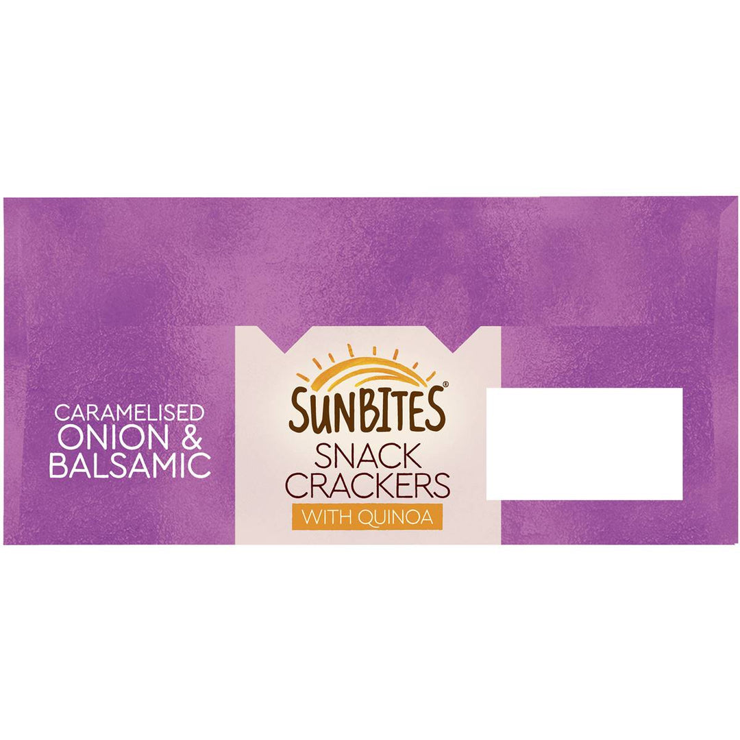 Sunbites Crackers With Quinoa Onion & Balsamic Vinegar 110g