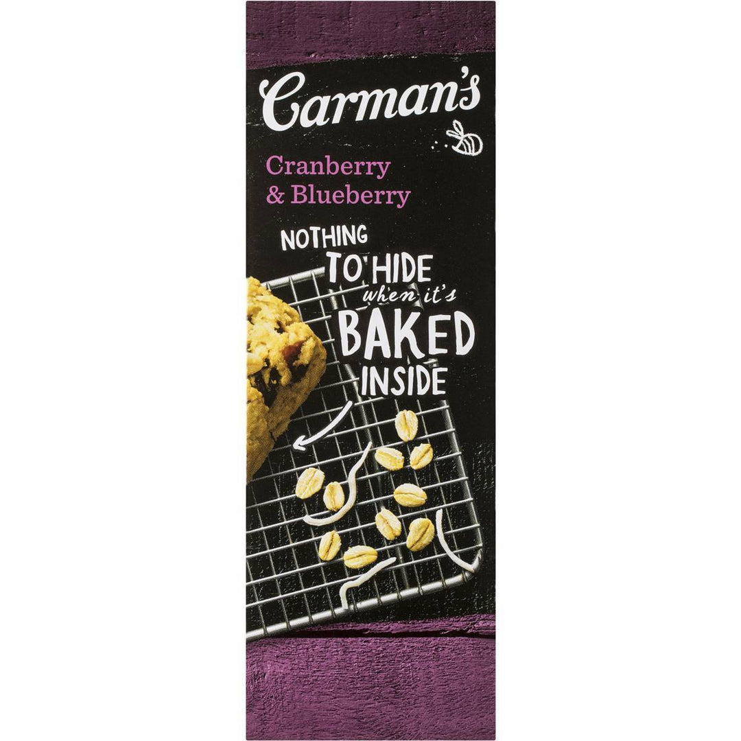 Carman's Oat Slice: Cranberry & Blueberry 210g | Carman's Kitchen