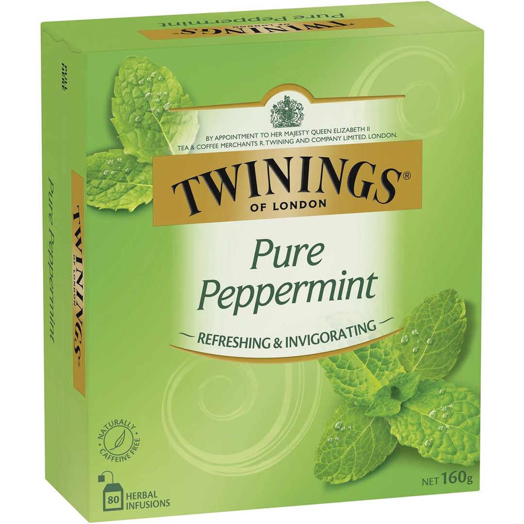 Twinings Pure Peppermint Tea Bags 80 Pack | 澳洲代購
