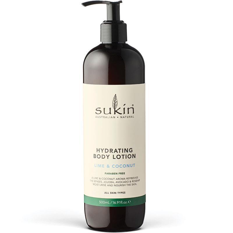 Sukin Hydrating Body Lotion Lime and Coconut 500ml | Sukin