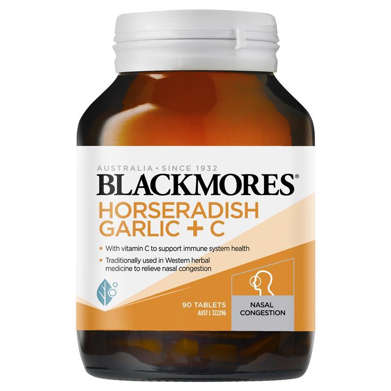 Blackmores Horseradish Garlic + C 90 Tablets | AnnaShopaholic