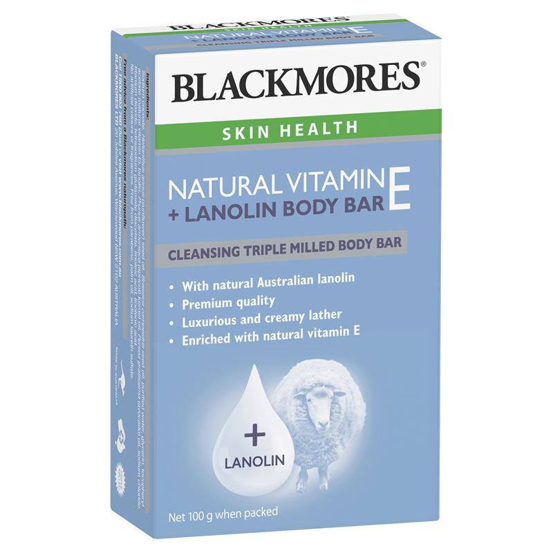Blackmores Natural Vitamin E Body Bar 100g | Blackmores