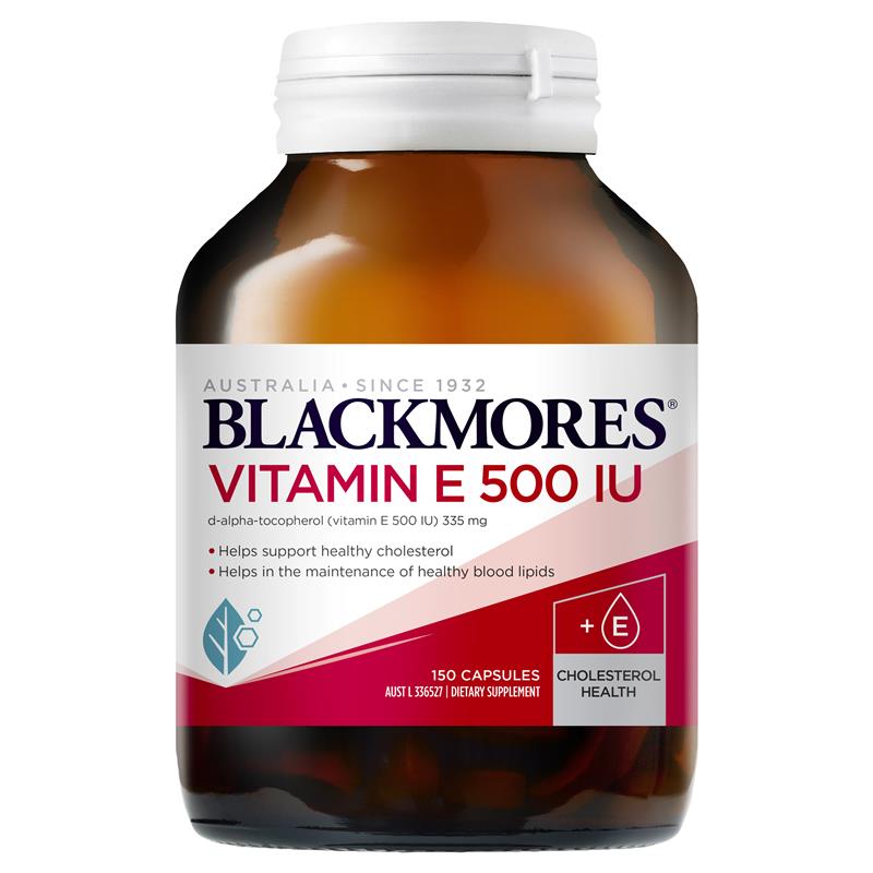 Blackmores Natural Vitamin E 500IU 150 Capsules | Blackmores