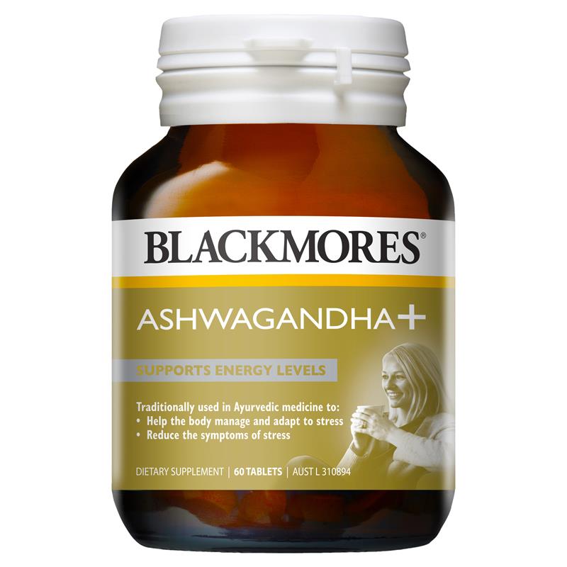 Blackmores Ashwagandha + 60 Tablets | Blackmores