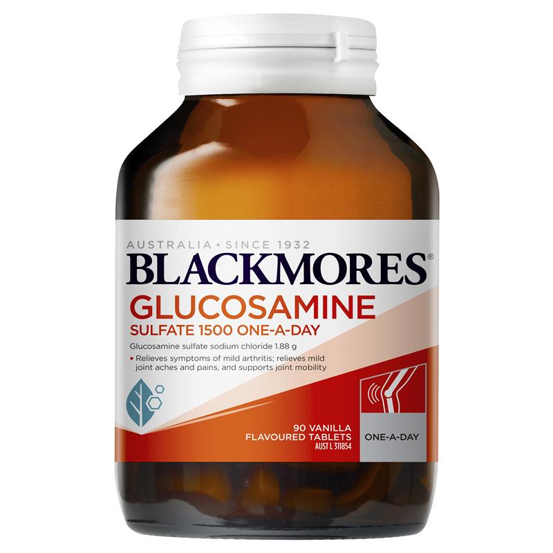 Blackmores Glucosamine Sulfate 1500mg One-A-Day 90 Tablets | Blackmores