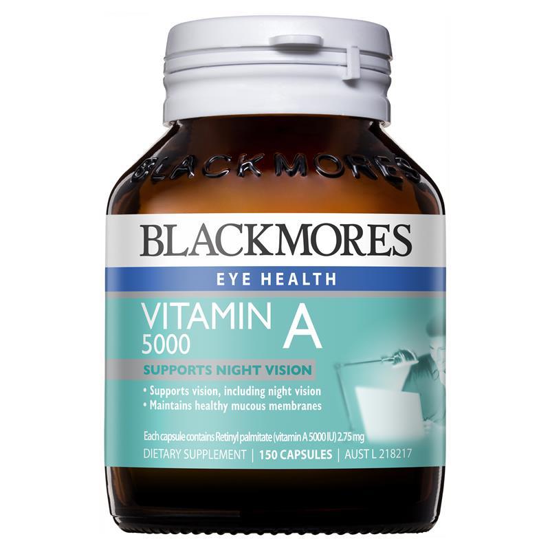 Blackmores Vitamin A 5000IU 150 Capsules | Blackmores