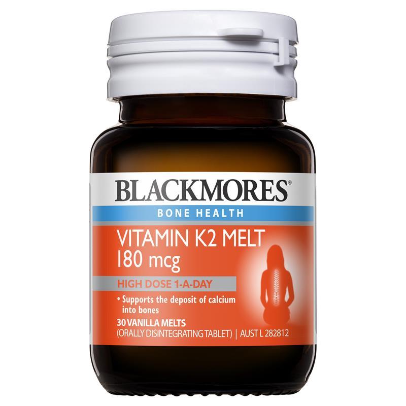 Blackmores K2 180mcg 30 Melts | Blackmores