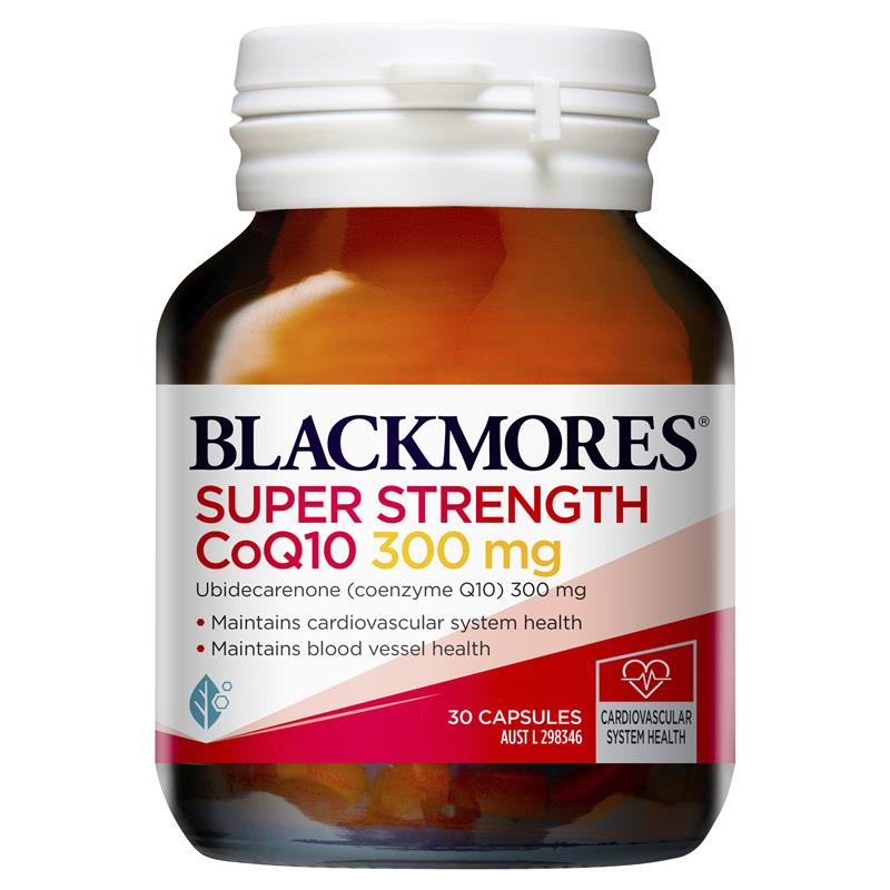 Blackmores Super Strength CoQ10 300mg 30 Tablets | Blackmores