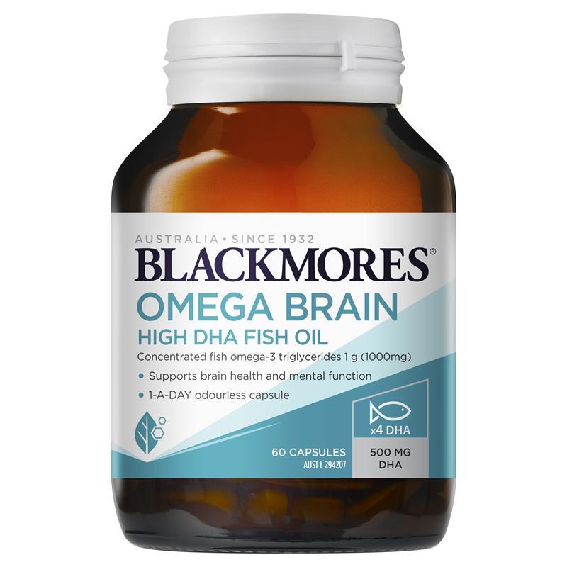 Blackmores Omega Brain Health 60 Capsules | Blackmores