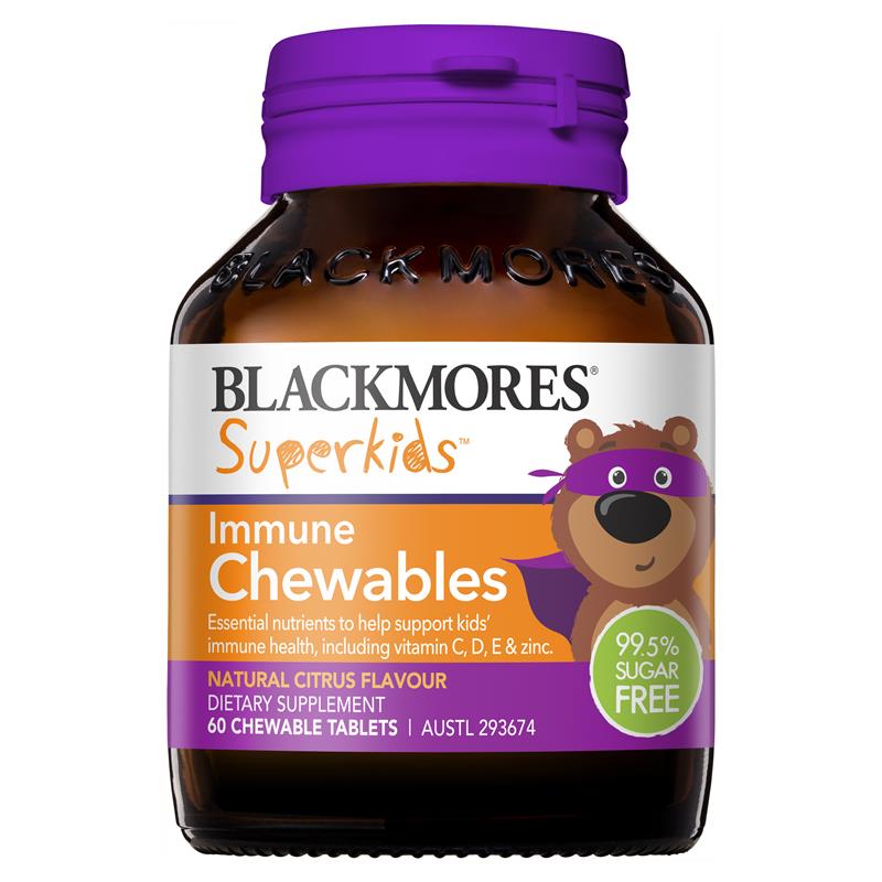 Blackmores Superkids Immune 60 Chewables | Blackmores