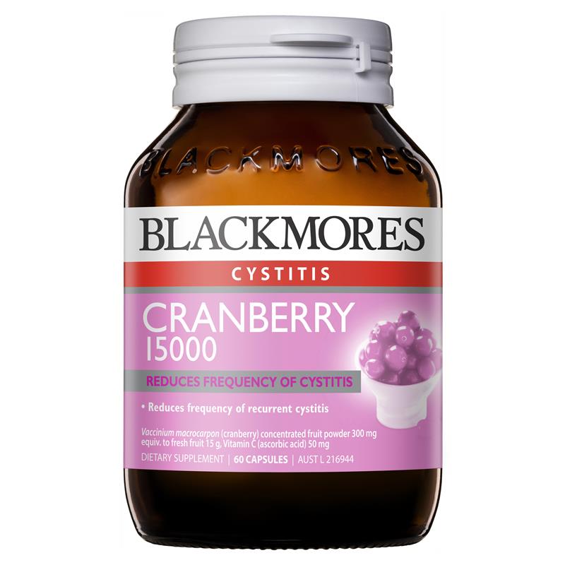 Blackmores Cranberry 15000mg 60 Capsules | Blackmores