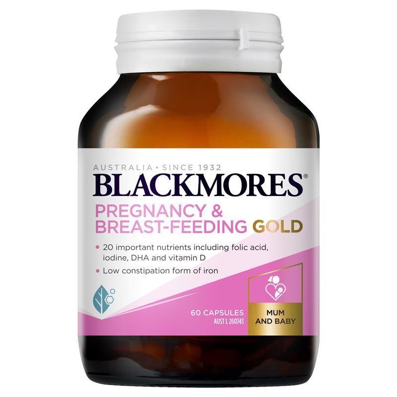 Blackmores Pregnancy and Breastfeeding Gold 60 Capsules | Blackmores