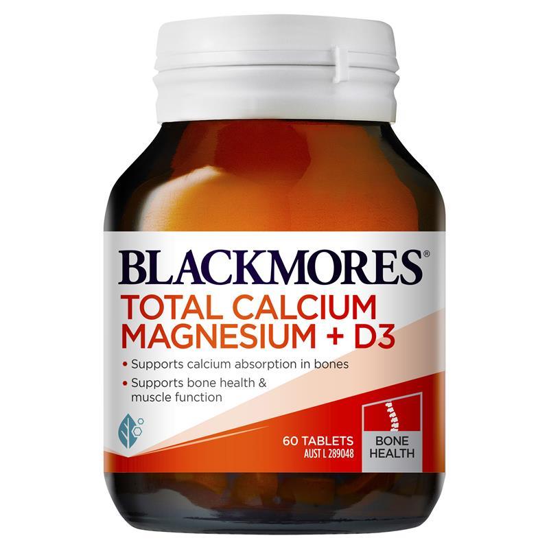 Blackmores Total Calcium + Magnesium 60 Tablets | Blackmores