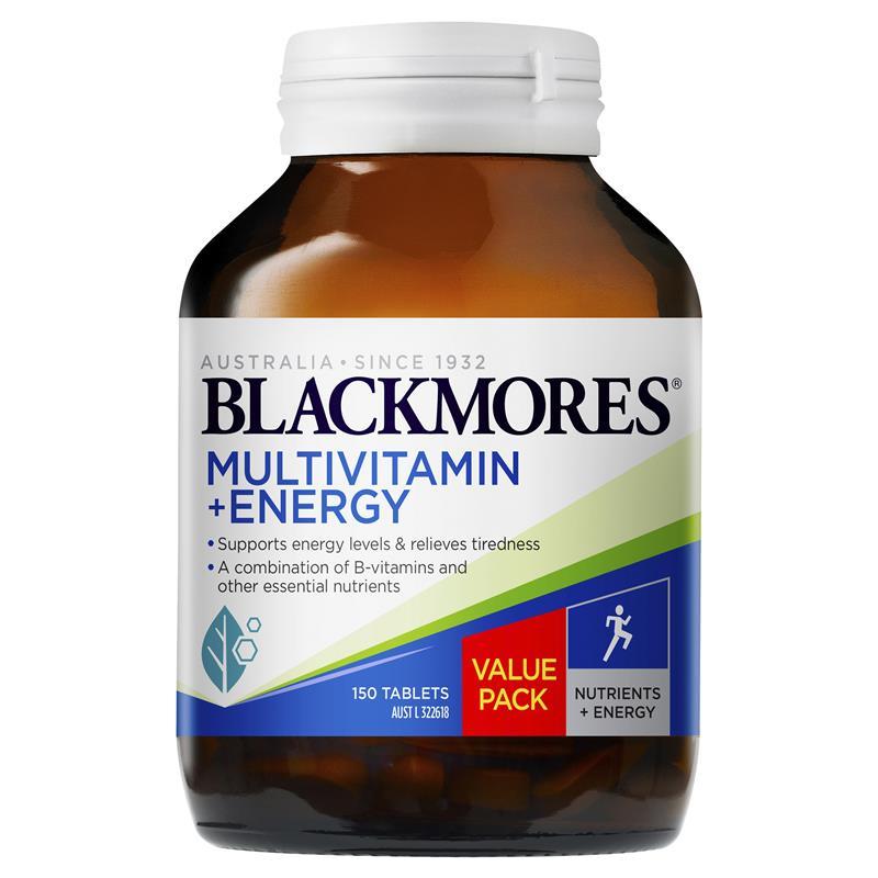 Blackmores Multivitamin + Energy 150 Tablets