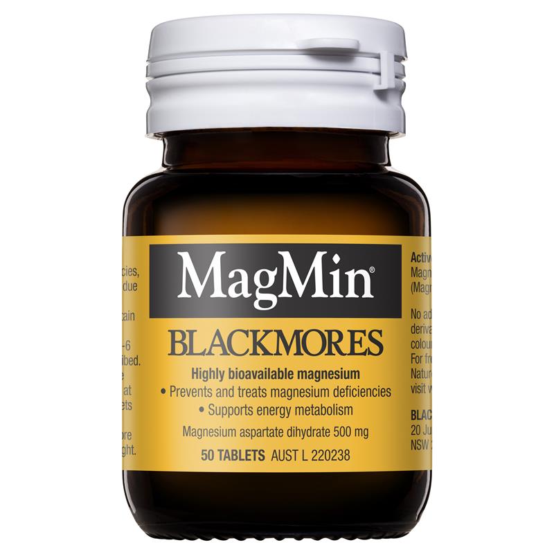 Blackmores Magmin 500mg 50 Tablets | Blackmores