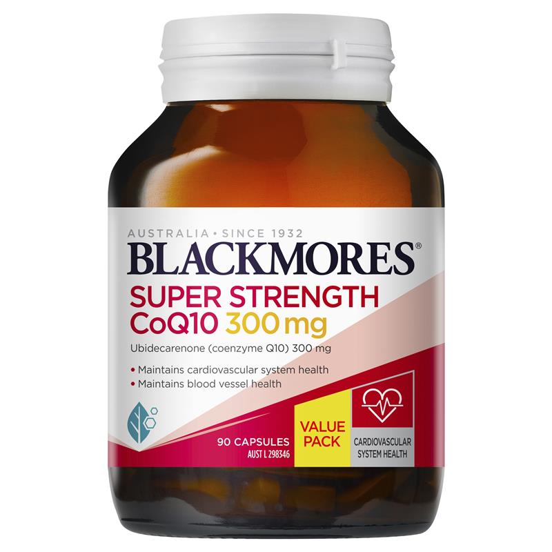 Blackmores Super Strength CoQ10 300mg 90 Tablets | Blackmores