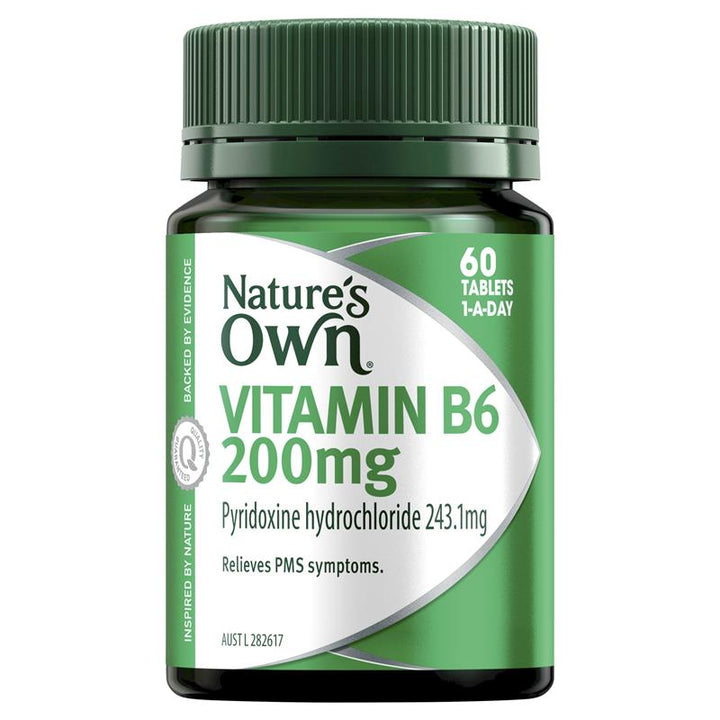 Nature's Own Vitamin B6 200mg 60 Tablets