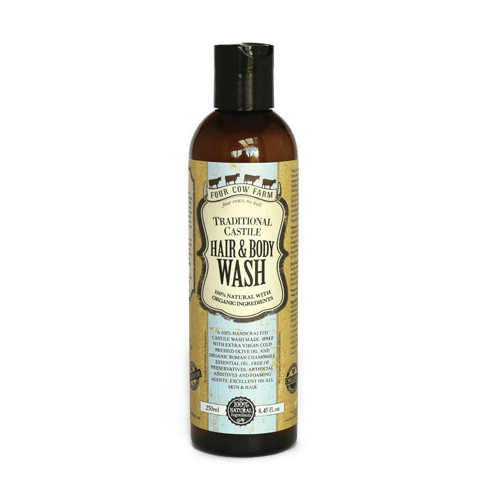 Traditional Castile Hair & Body Wash | Four Cow Farm